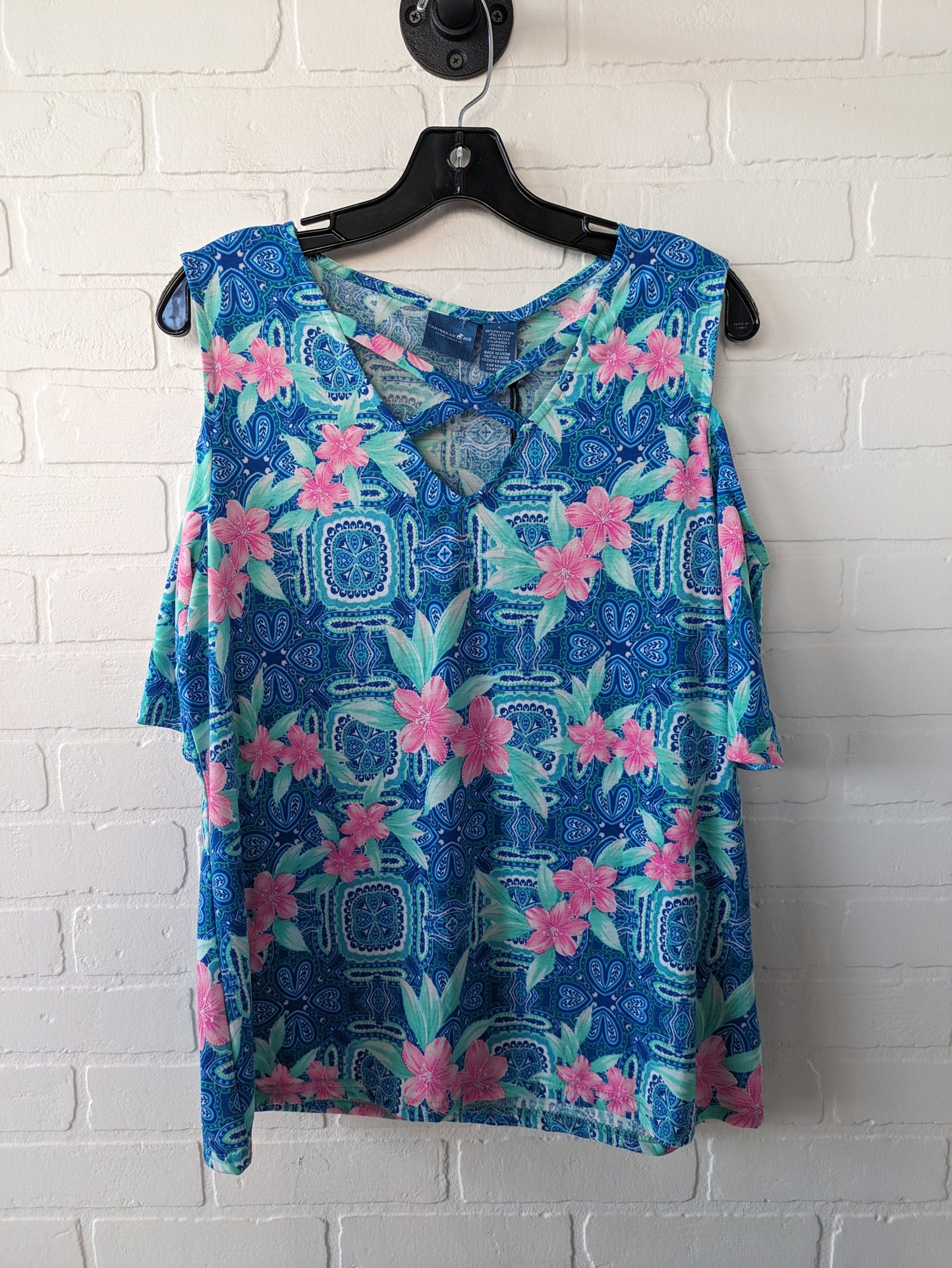 Top Short Sleeve By Caribbean Joe  Size: L