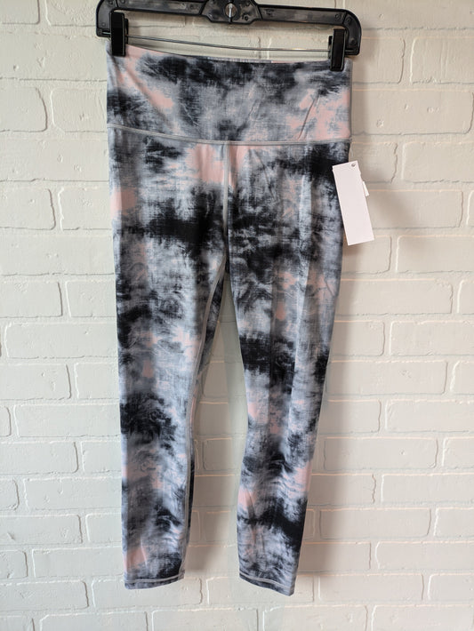 Grey & Pink Athletic Leggings Athleta, Size 4