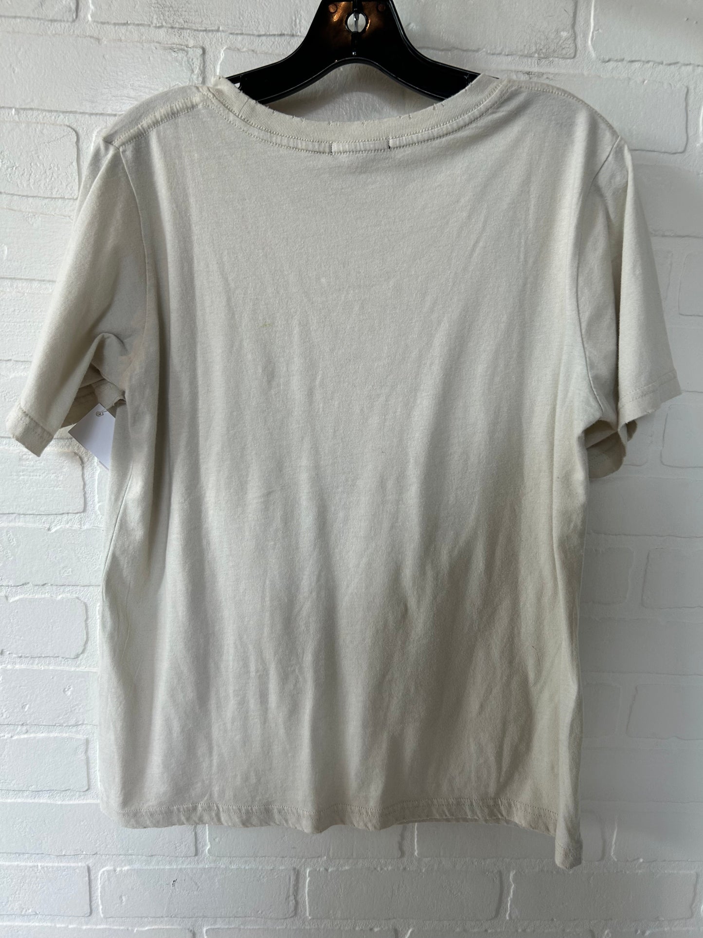 Tan Top Short Sleeve Zutter, Size M