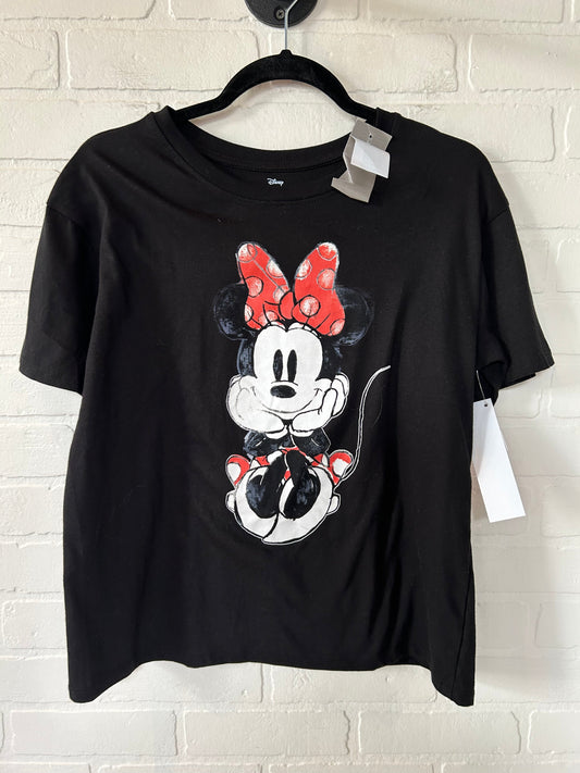 Black Top Short Sleeve Disney Store, Size L