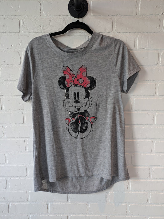 Grey Top Short Sleeve Disney Store, Size L