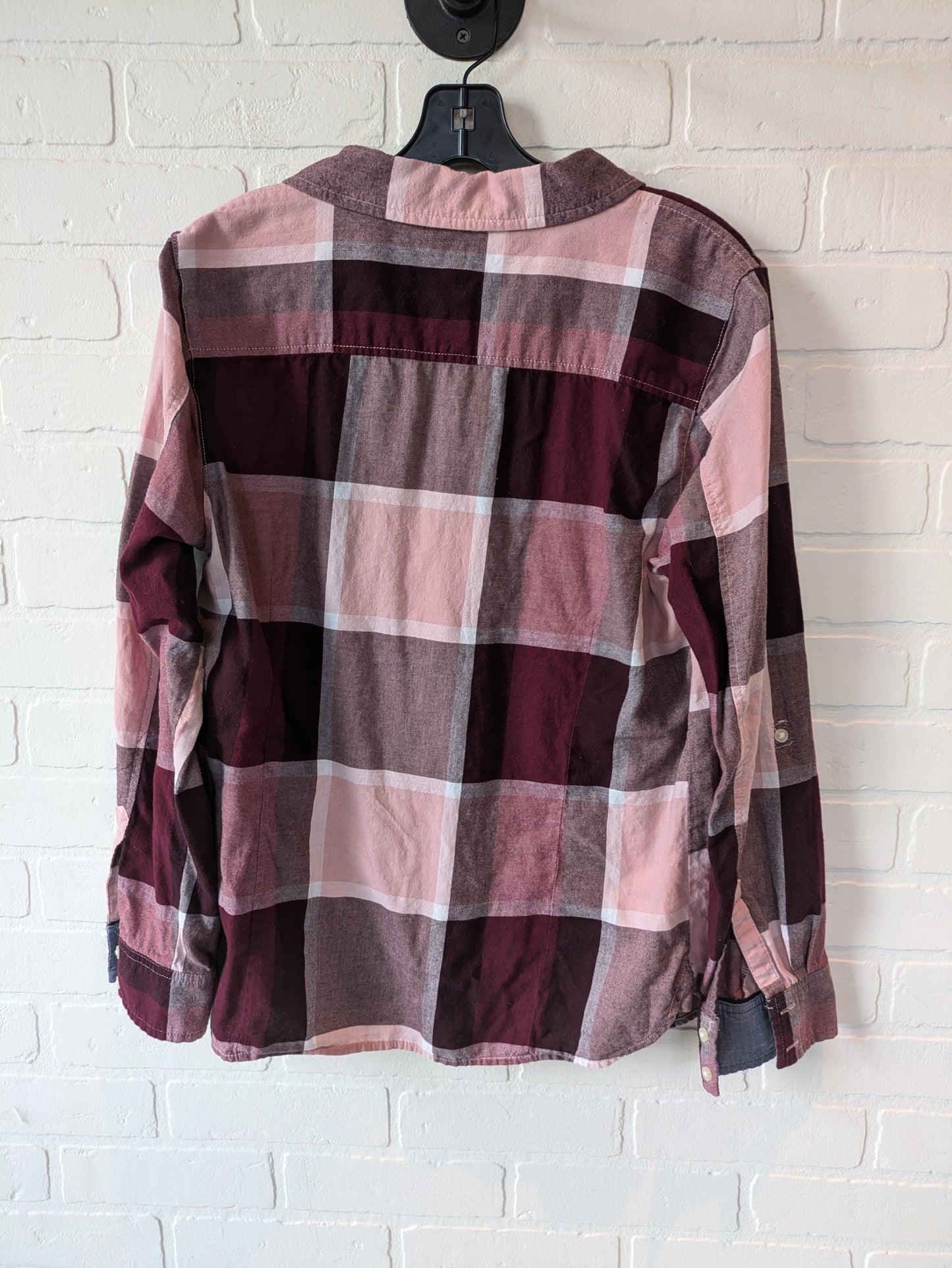 Pink & Red Top Long Sleeve Tommy Hilfiger, Size L