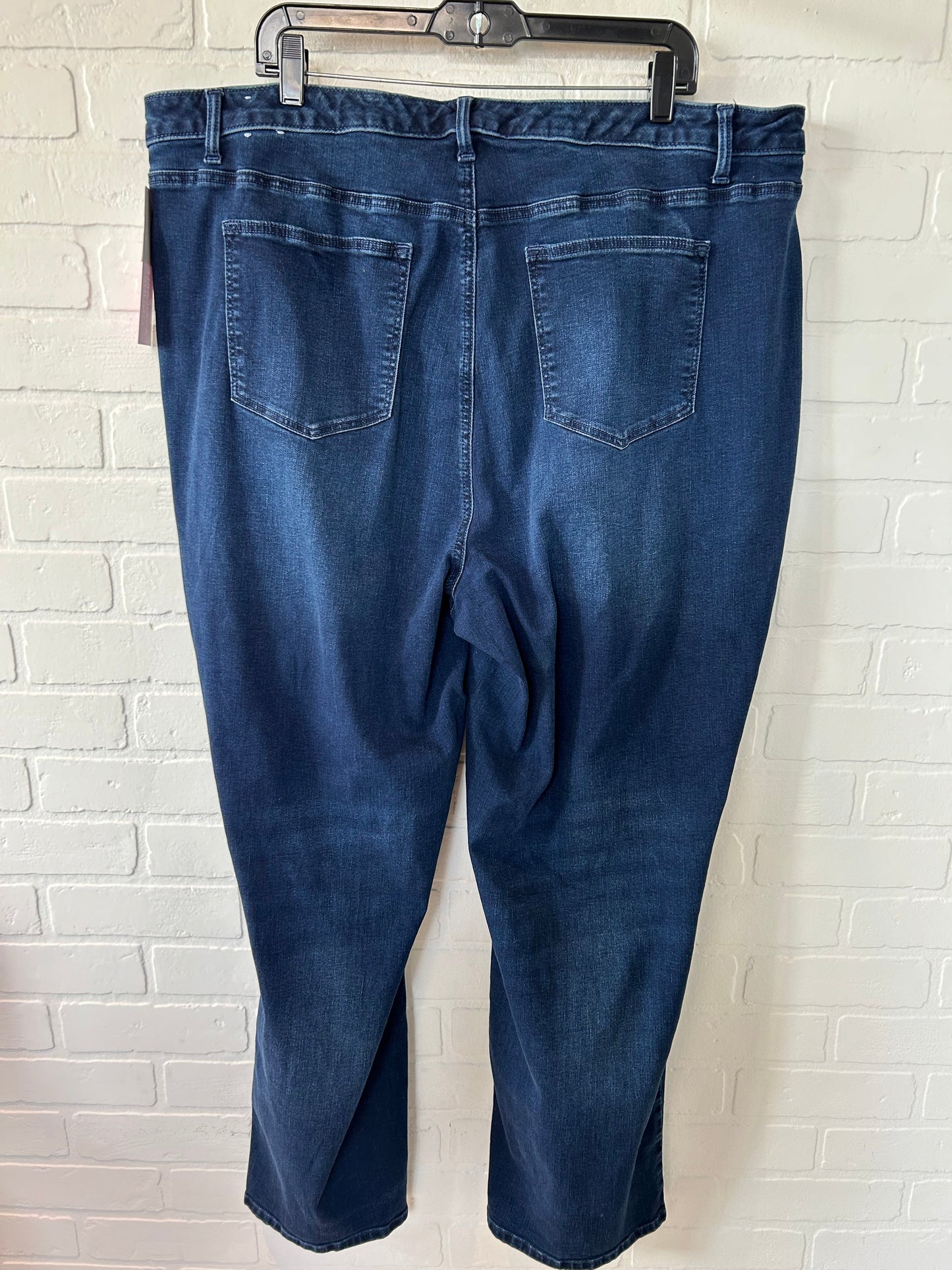 Blue Denim Jeans Straight Talbots, Size 22