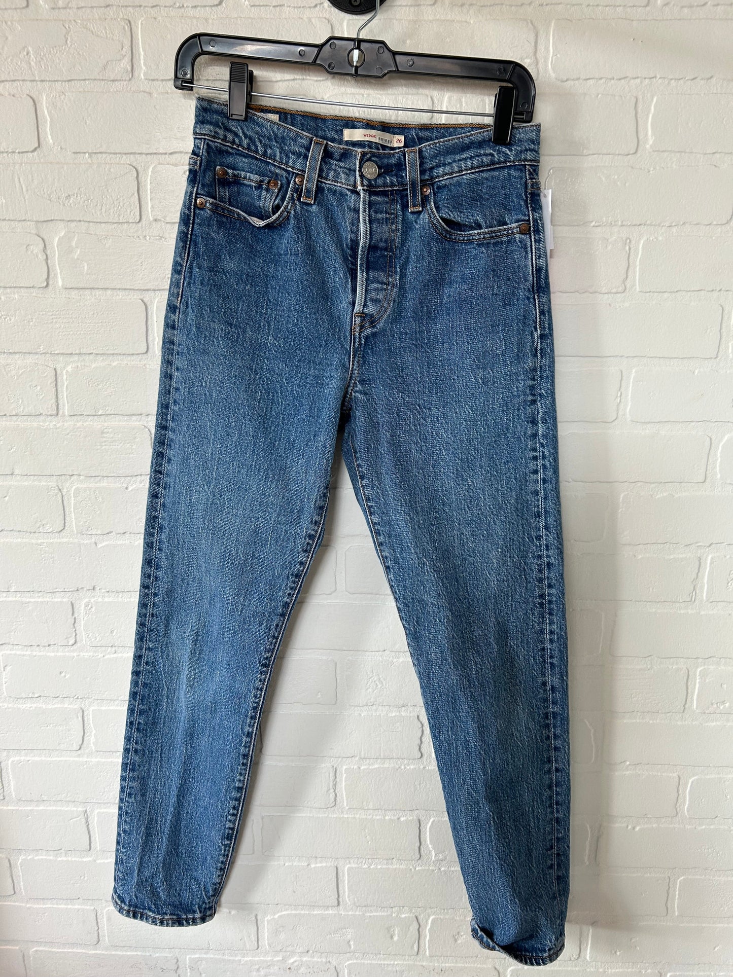 Blue Denim Jeans Skinny Levis, Size 2