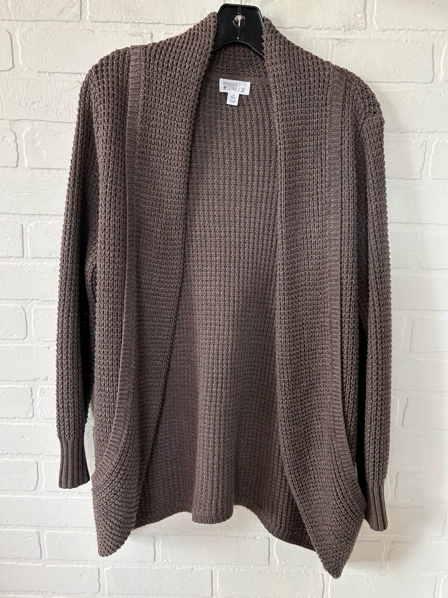 Brown Sweater Cardigan Market & Spruce, Size M