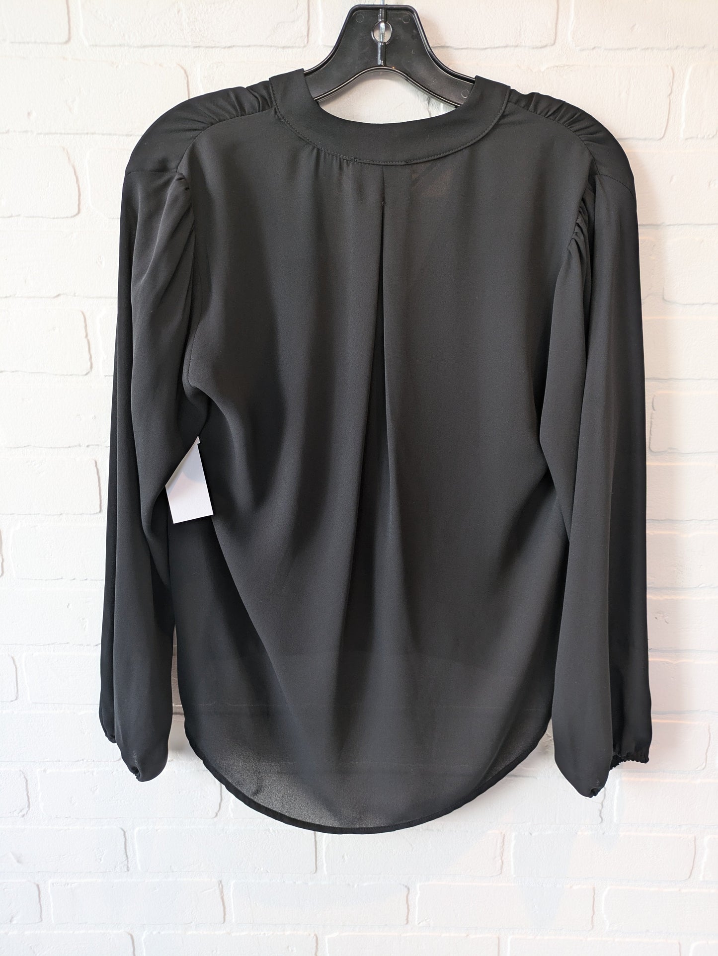 Black Top Long Sleeve Veronica M, Size Xs