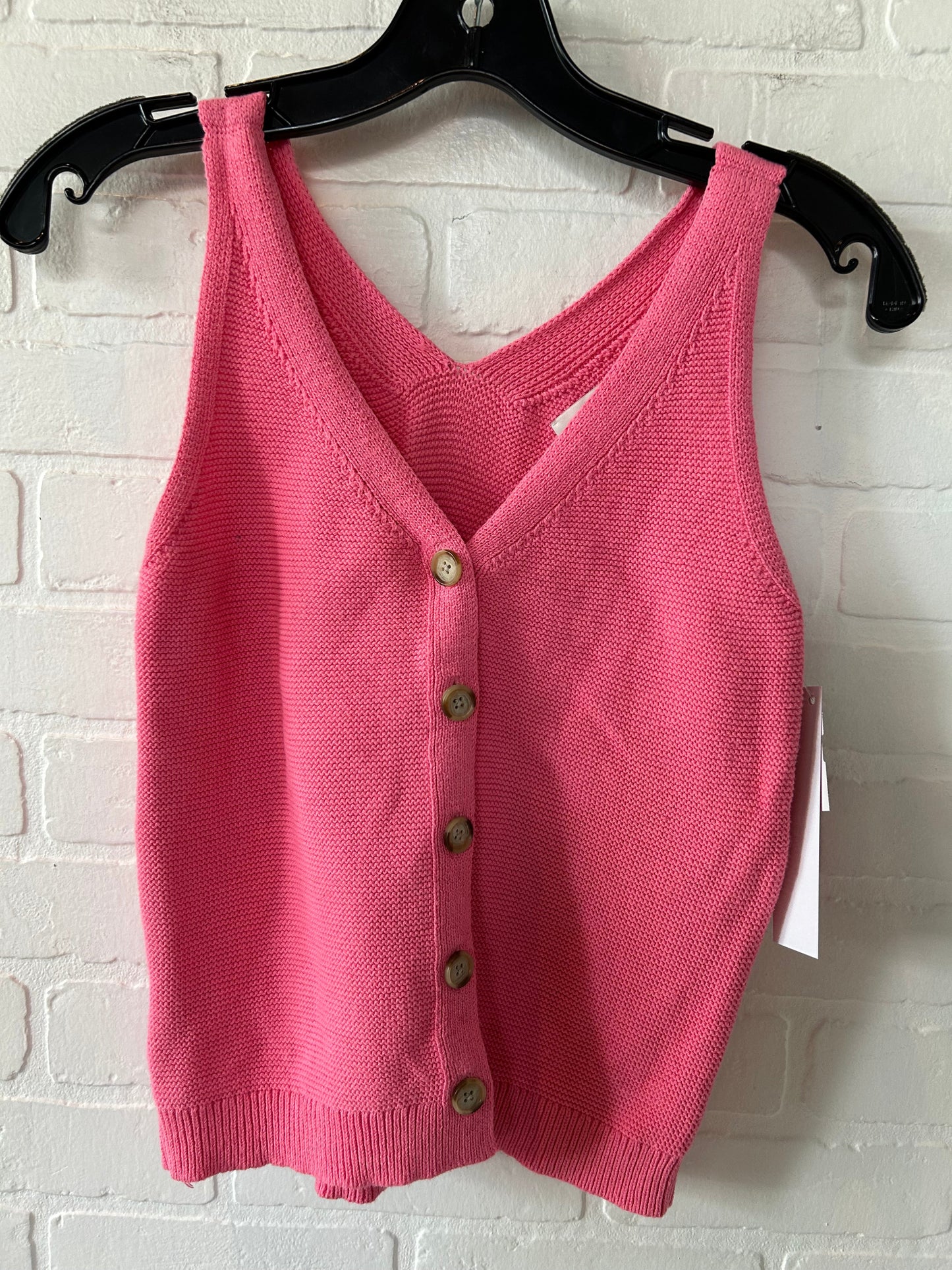 Pink Vest Sweater Loft, Size Xs