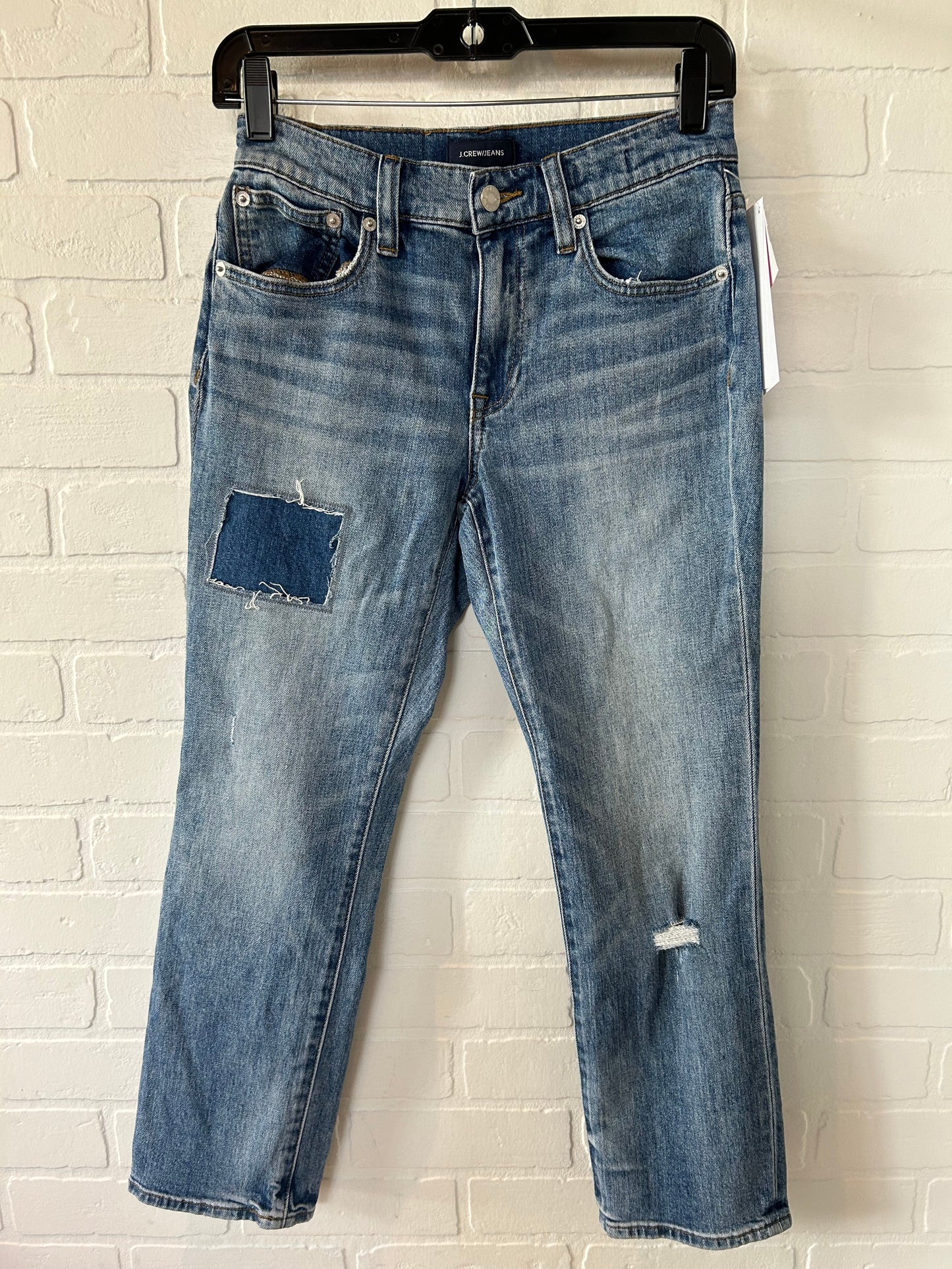 Blue Denim Jeans Straight J. Crew, Size 0petite