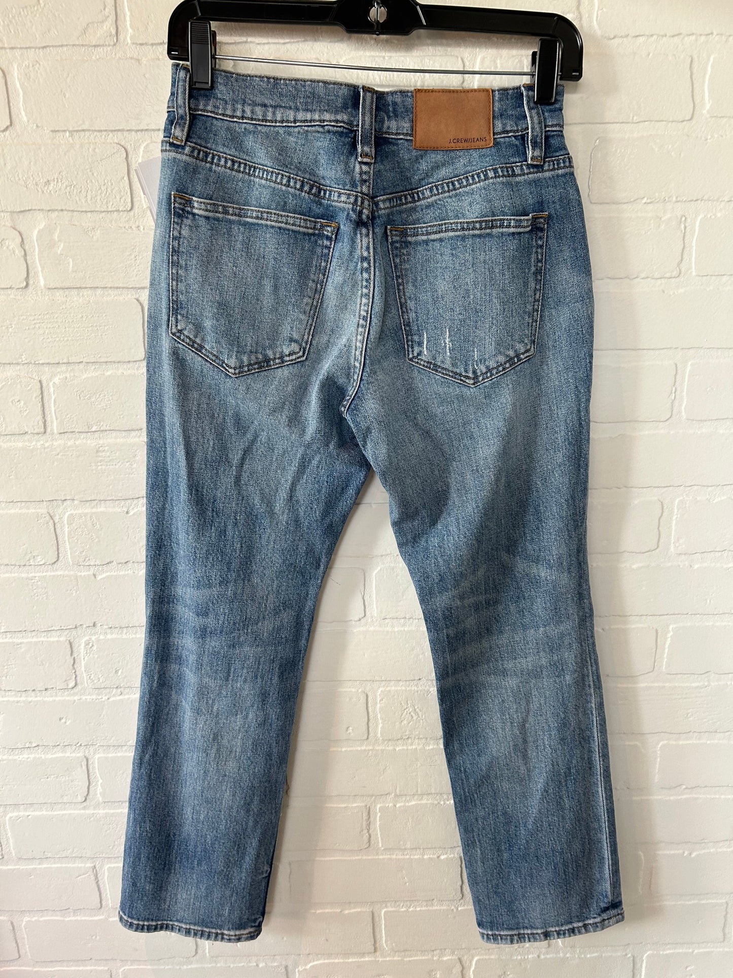 Blue Denim Jeans Straight J. Crew, Size 0petite