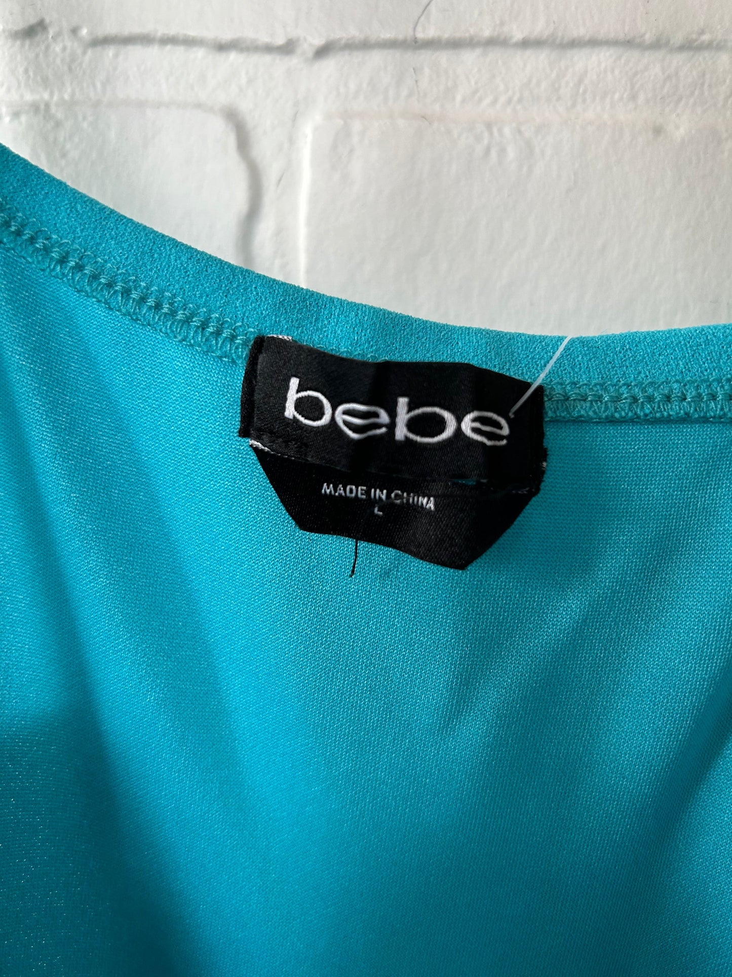 Blue Jumpsuit Bebe, Size L