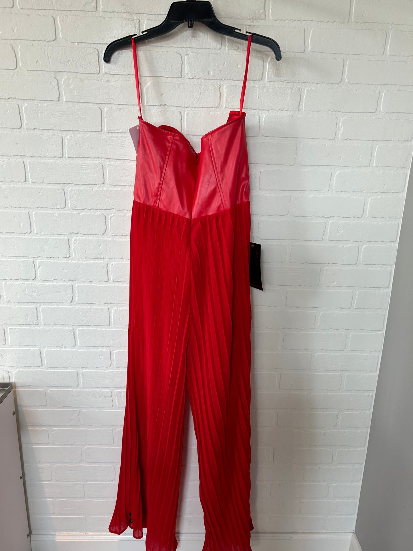 Red Jumpsuit Bebe, Size L