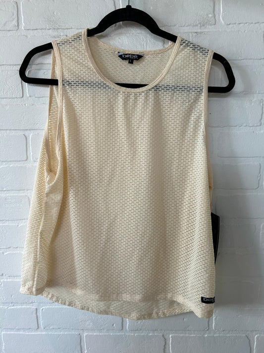 Tan Athletic Tank Top Bebe Sport, Size L