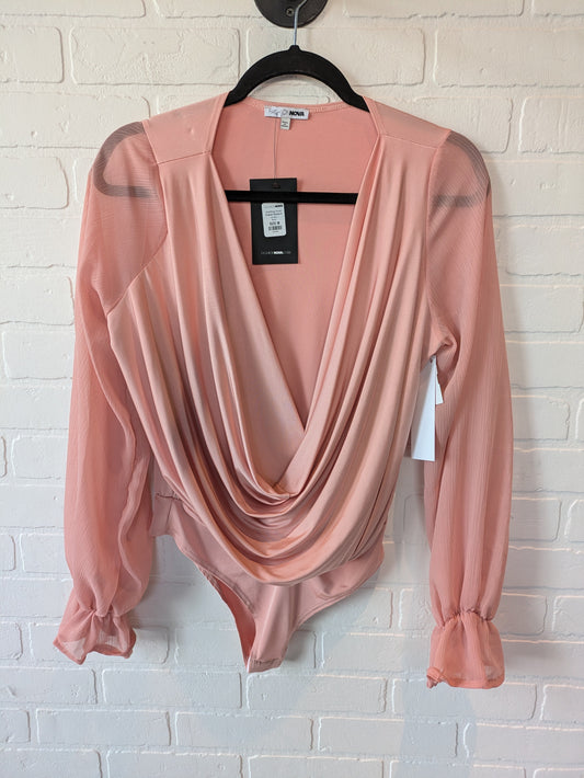 Pink Bodysuit Fashion Nova, Size M