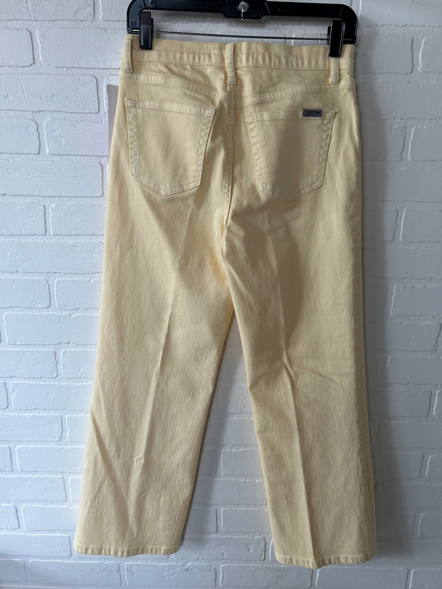 Yellow Denim Jeans Straight Joes Jeans, Size 4