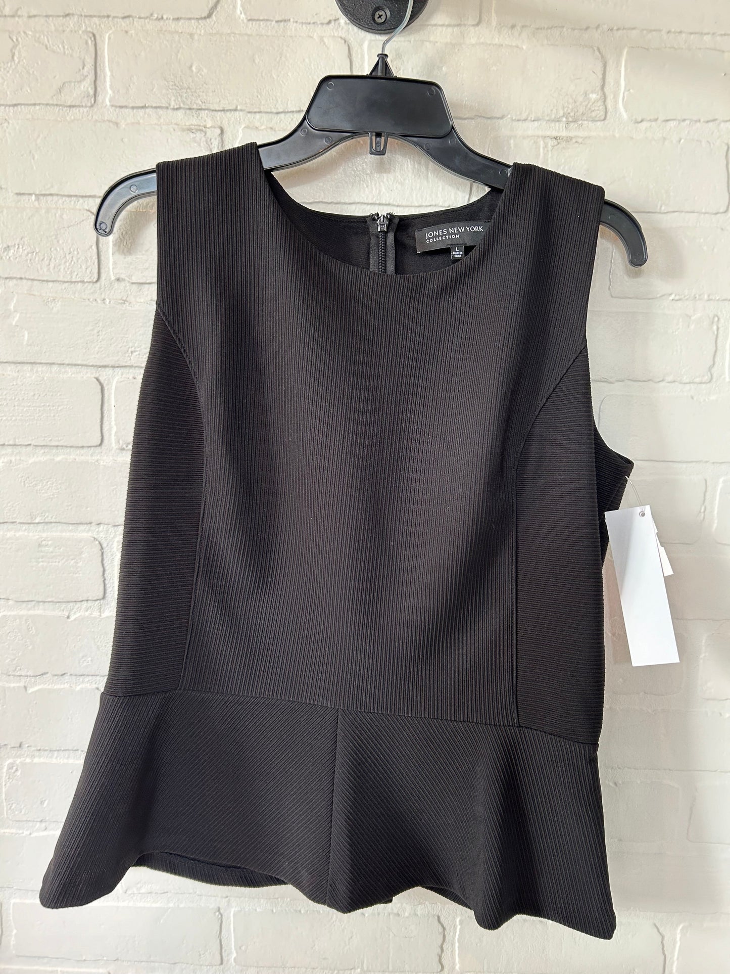 Black Top Sleeveless Jones New York, Size L