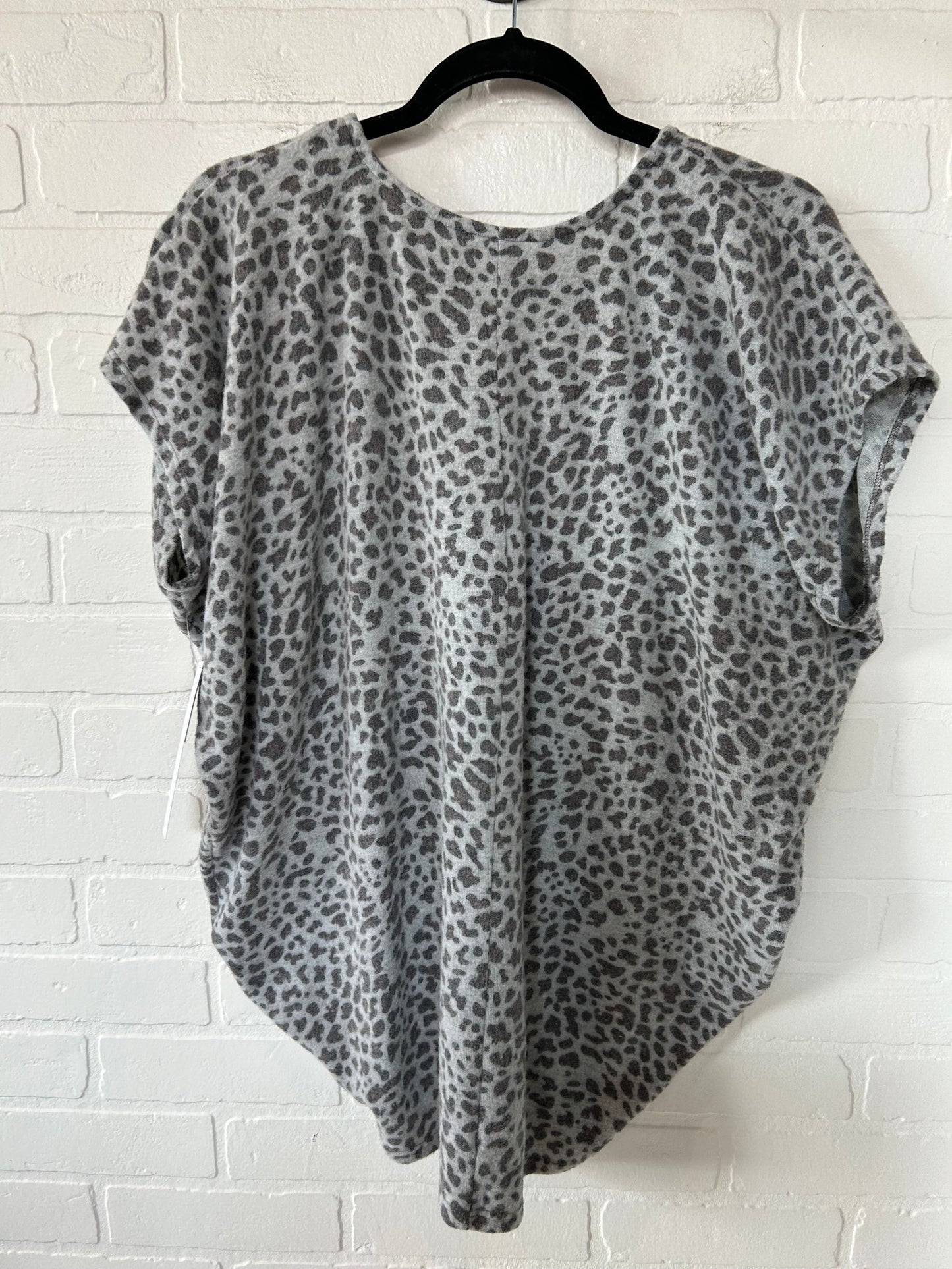 Grey Top Short Sleeve Enti, Size S