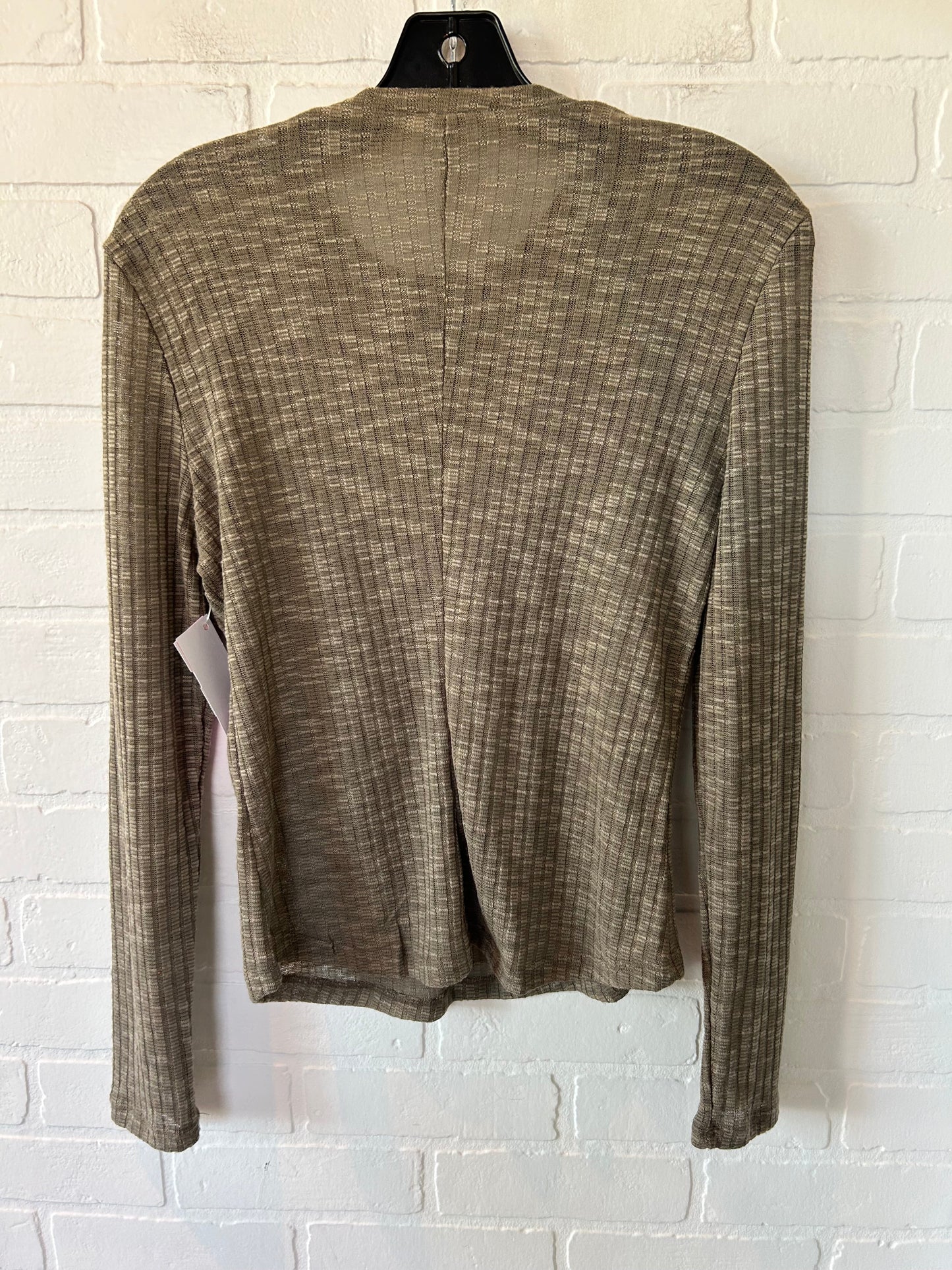 Green Top Long Sleeve Free People, Size M