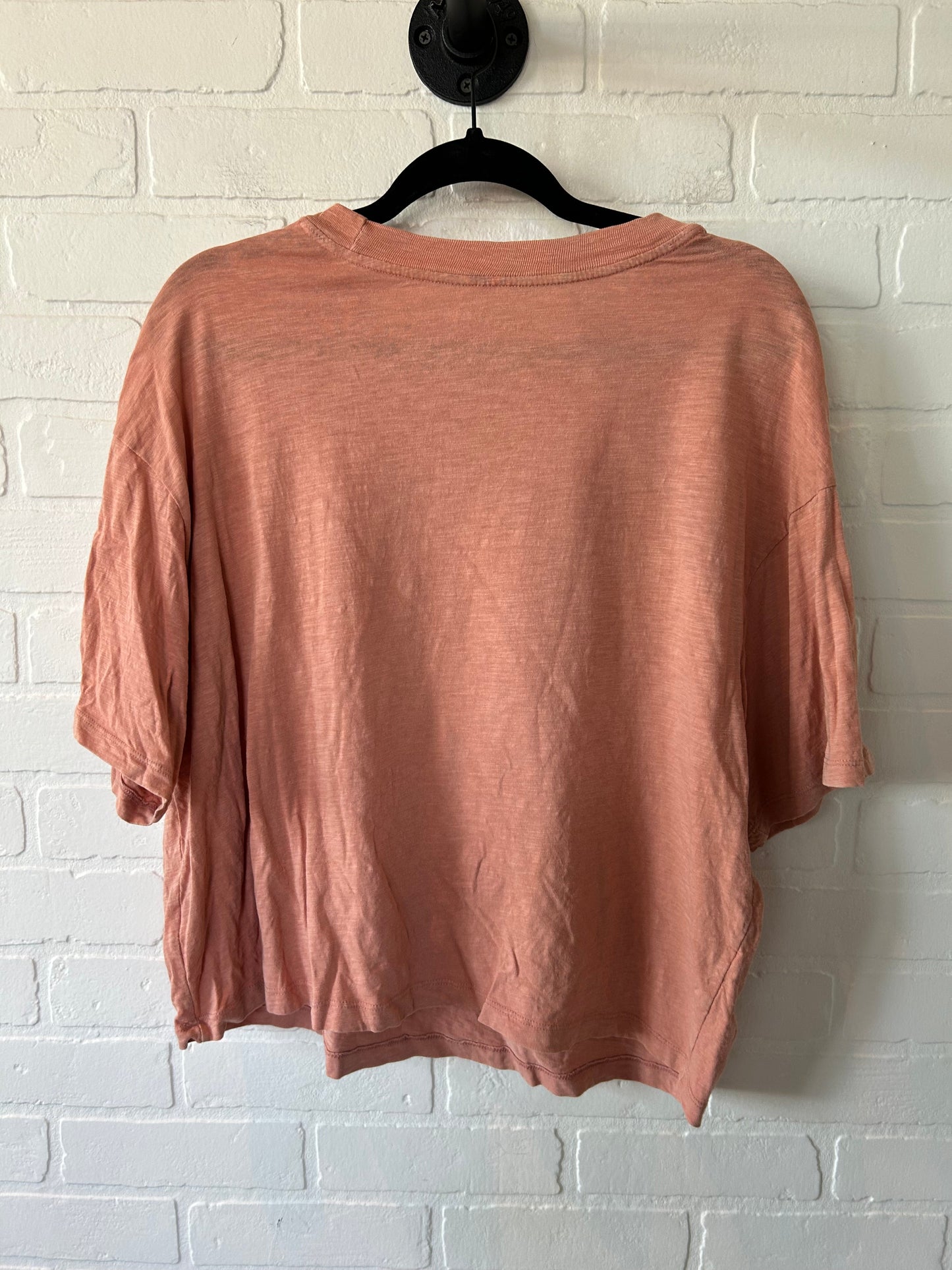 Orange Top Short Sleeve Basic Universal Thread, Size Xl