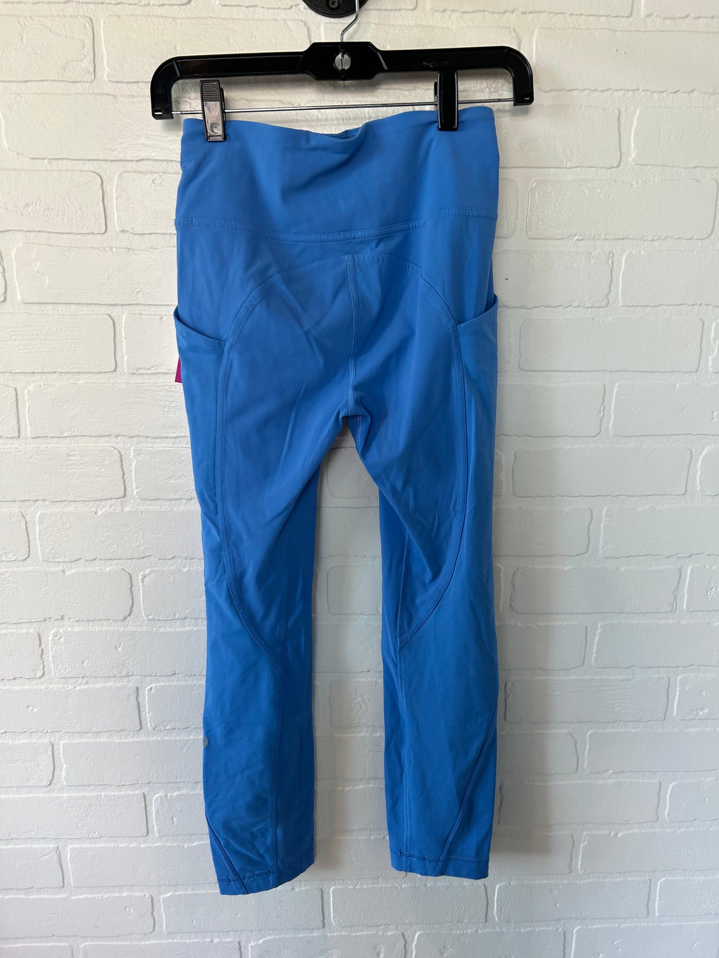 Blue Athletic Leggings Capris Lululemon, Size 6