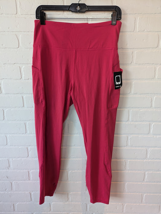 Red Athletic Leggings Gottex, Size 12