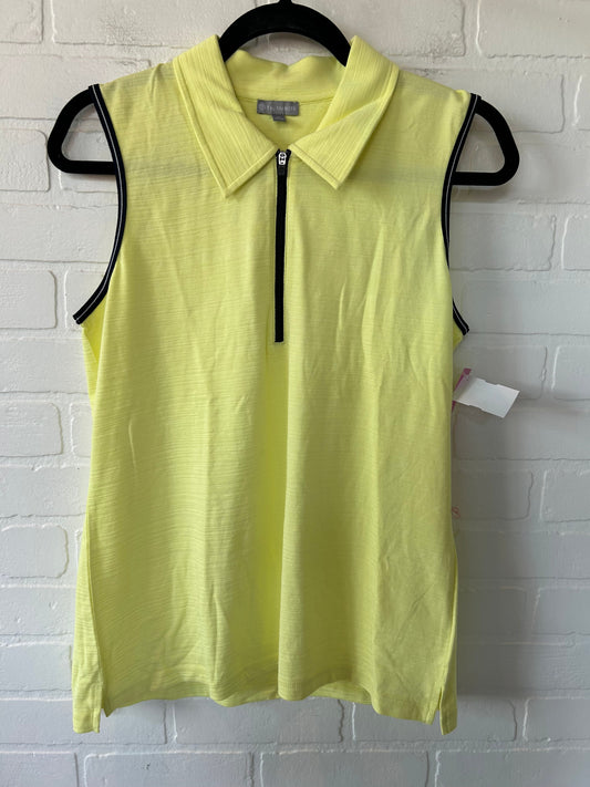 Yellow Athletic Tank Top Talbots, Size M