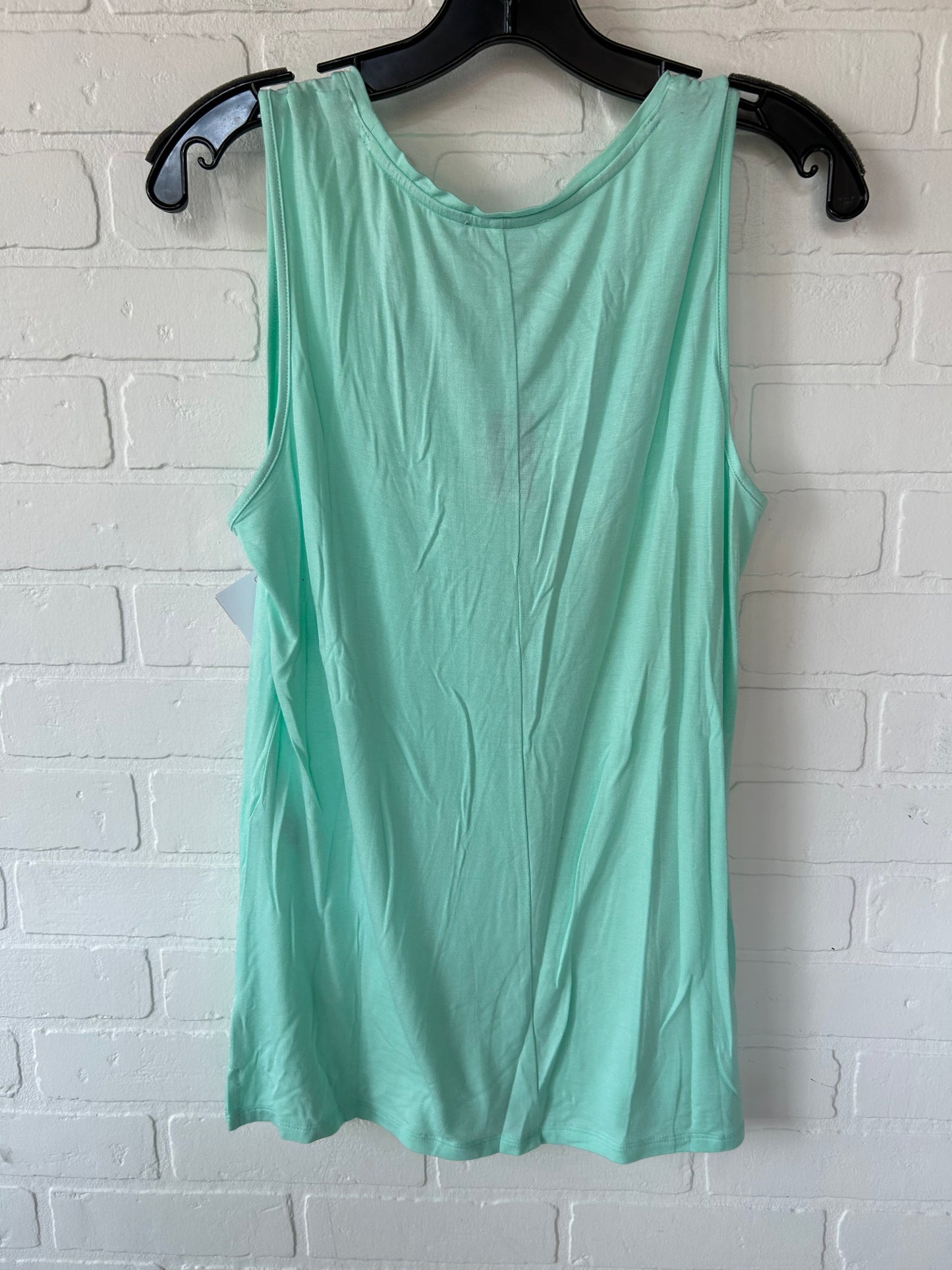 Green Top Sleeveless Basic White House Black Market, Size M