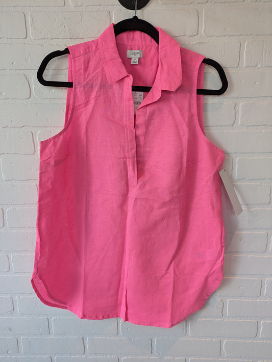 Pink Top Sleeveless J. Crew, Size S