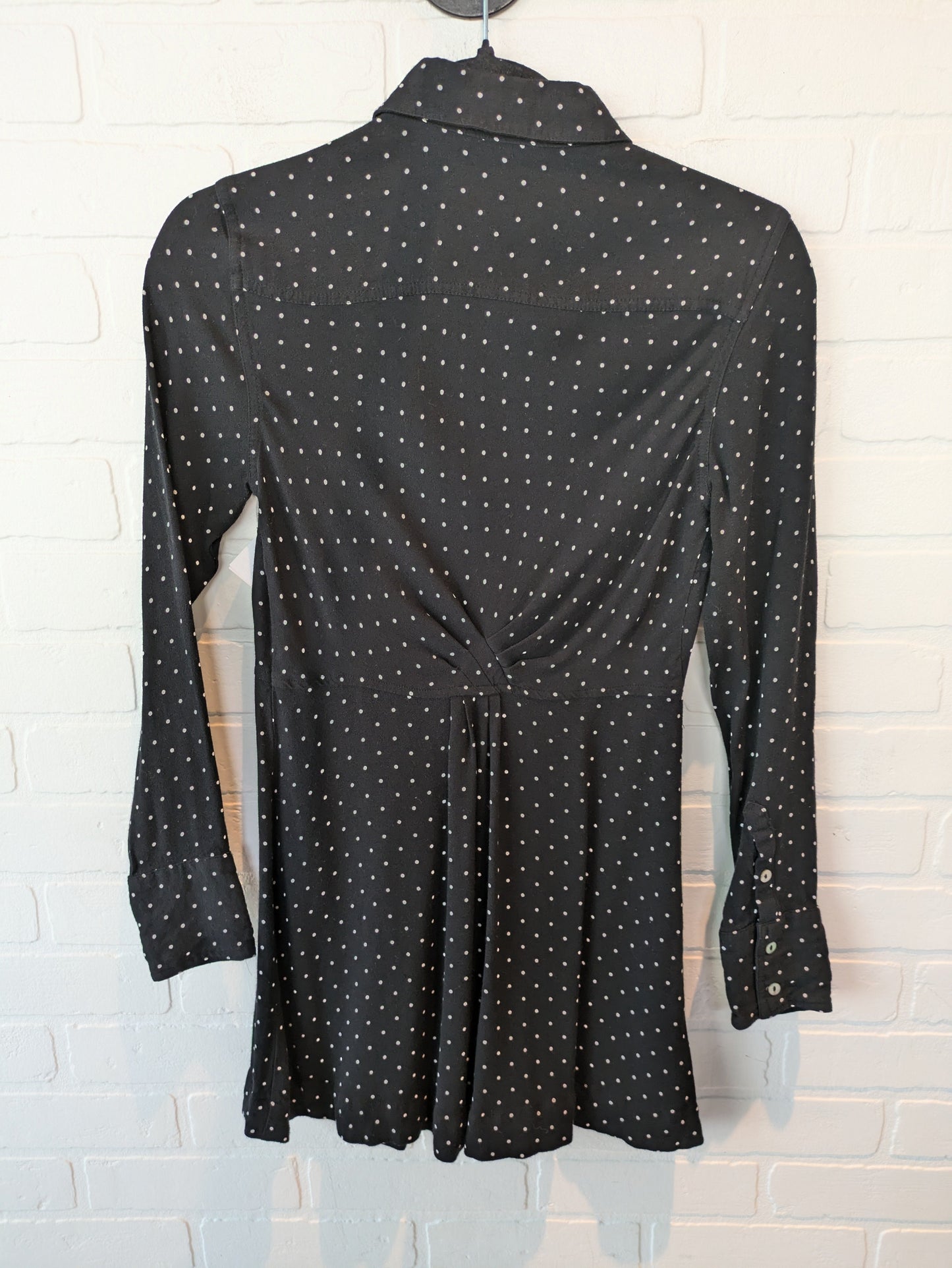 Tunic Long Sleeve By Free People In Black, Size: Xs