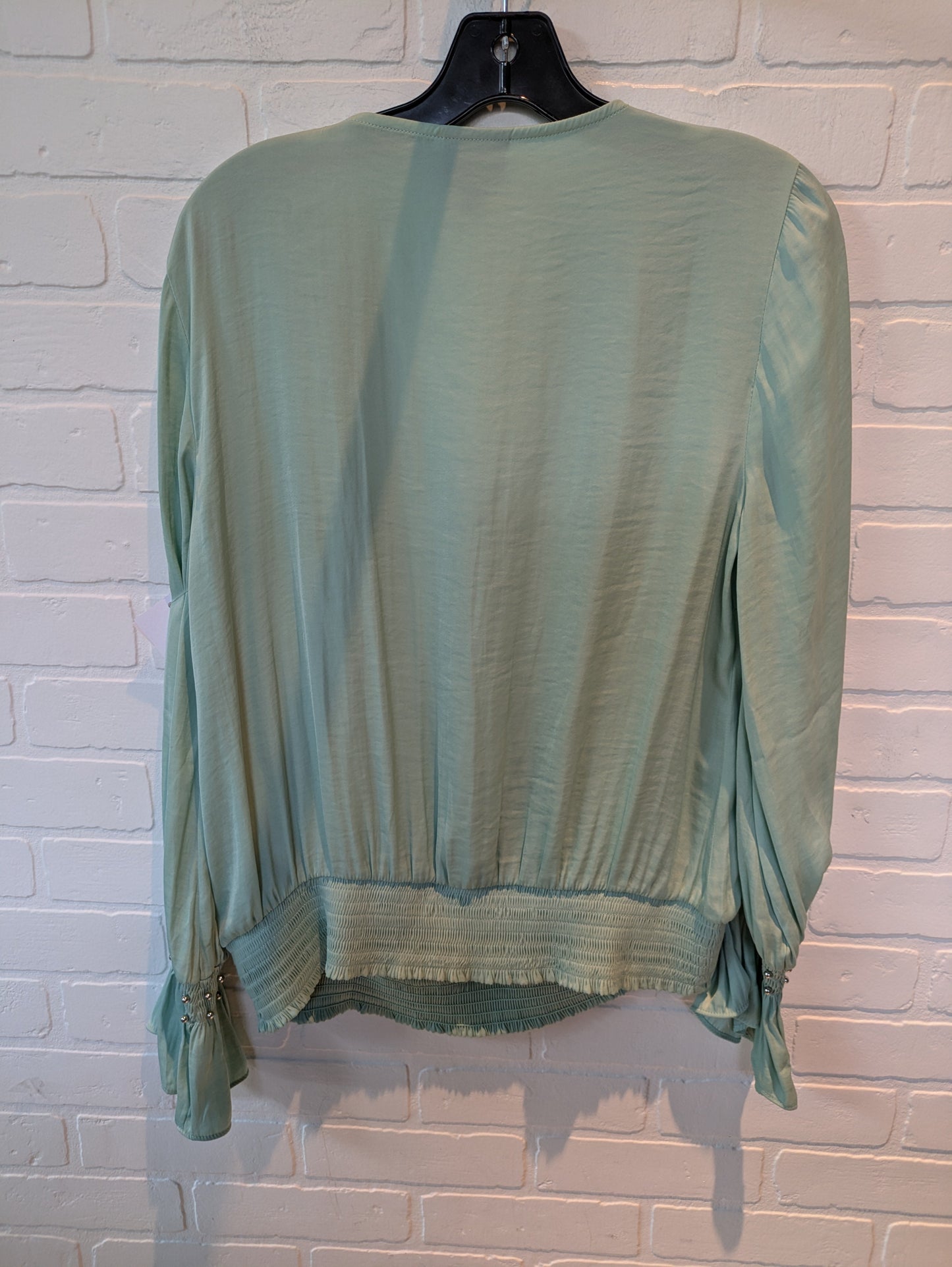 Green Top Long Sleeve Jm Collections, Size M