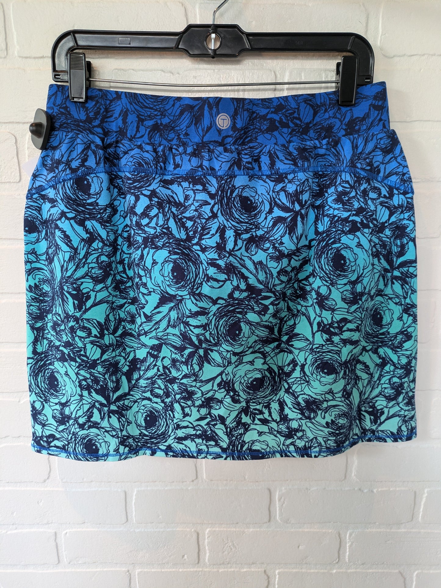 Athletic Skirt By Talbots In Blue & Green, Size: 8petite