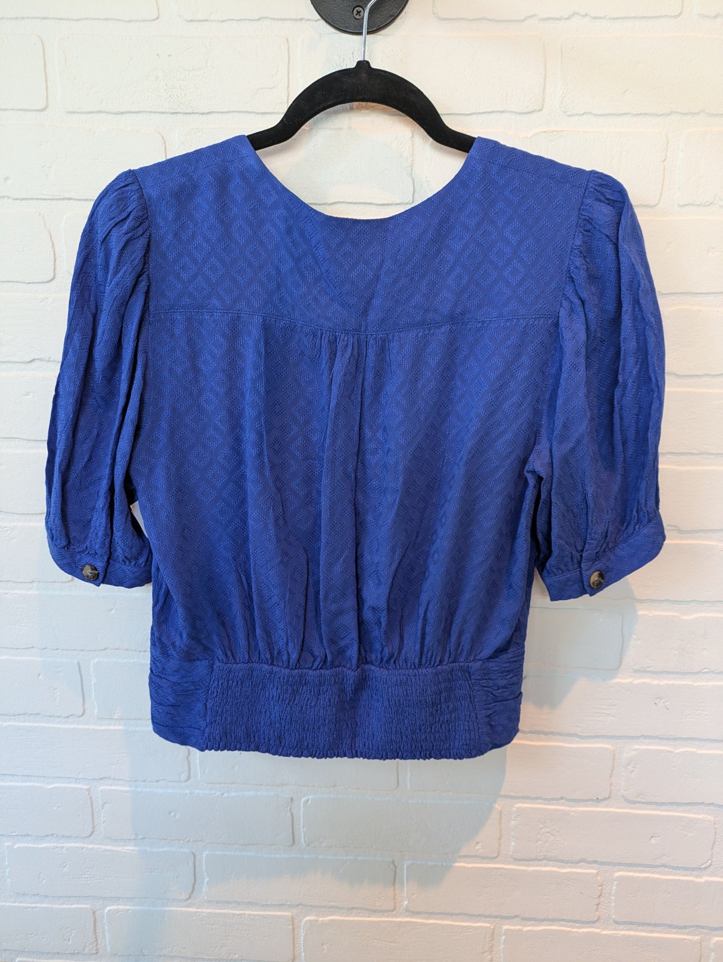 Blue Top Short Sleeve Maeve, Size S