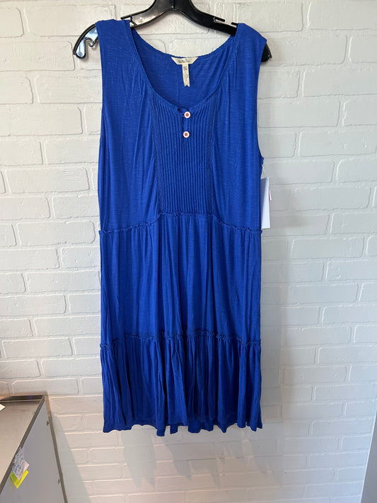 Dress Casual Short By Matilda Jane In Blue, Size: Xl