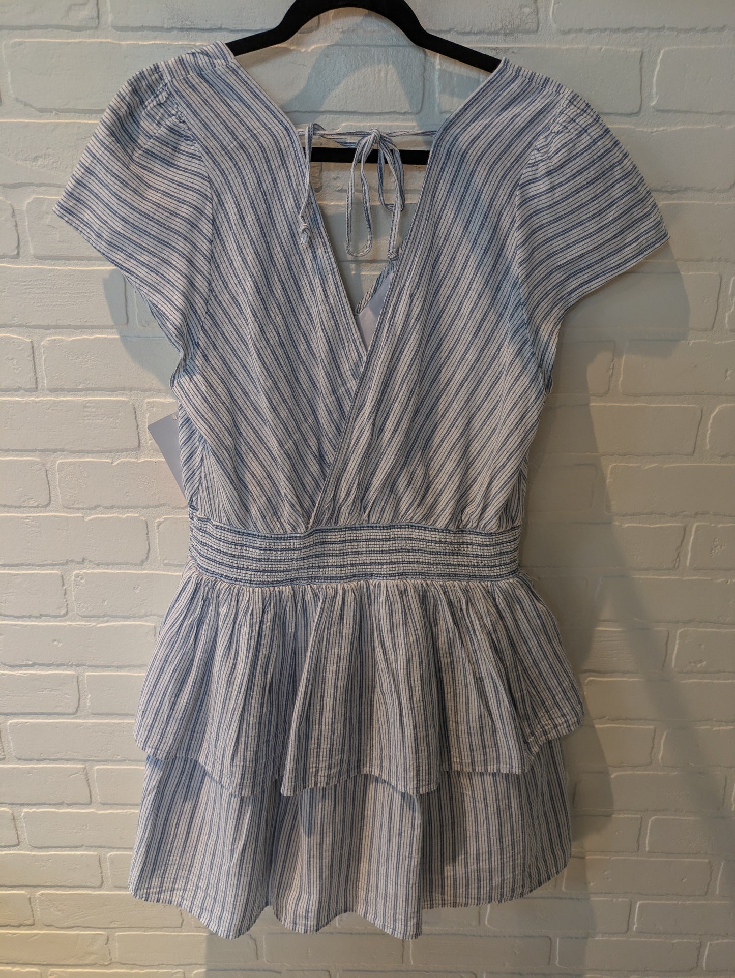 Dress Casual Short By American Eagle In Blue & White, Size: L