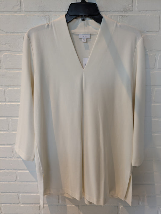 Tunic Long Sleeve By J. Jill In Cream, Size: M