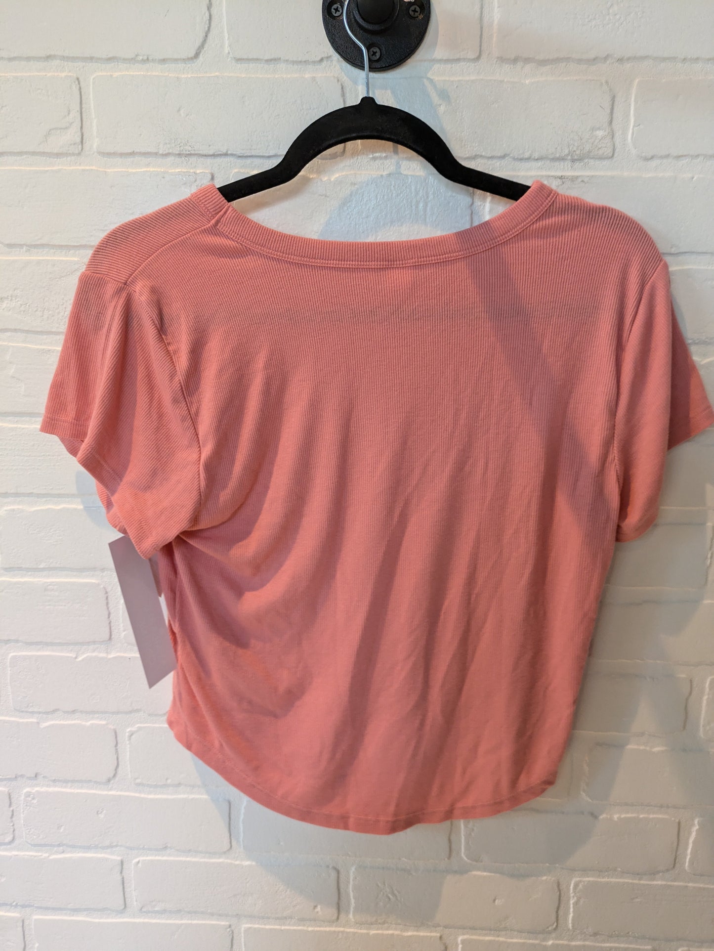 Athletic Top Short Sleeve By Old Navy In Pink, Size: L