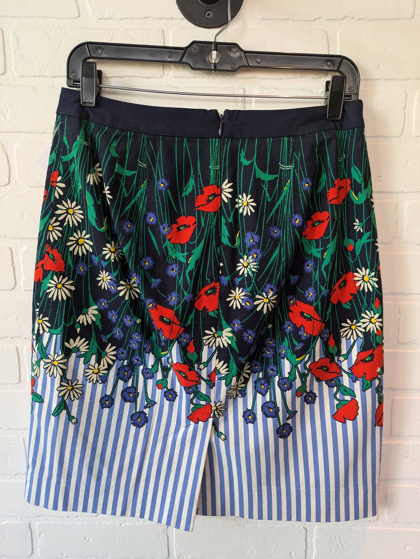 Skirt Mini & Short By Anthropologie In Blue & Green, Size: 6