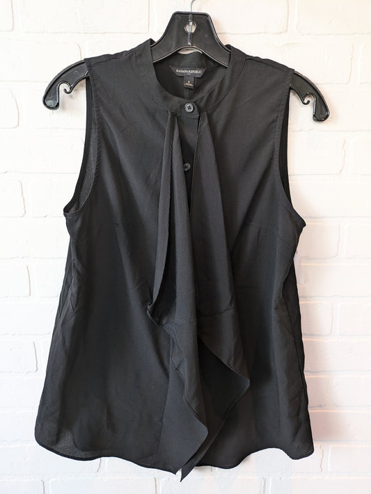 Top Sleeveless By Banana Republic In Black, Size: S