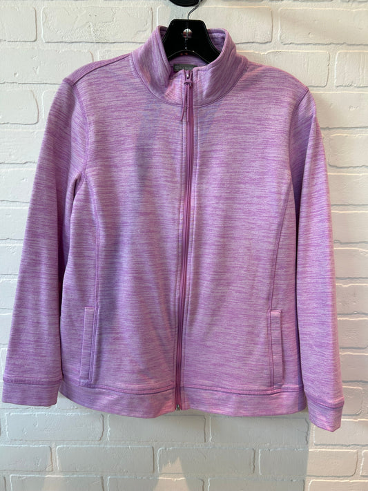 Athletic Sweatshirt Crewneck By Talbots In Purple, Size: M