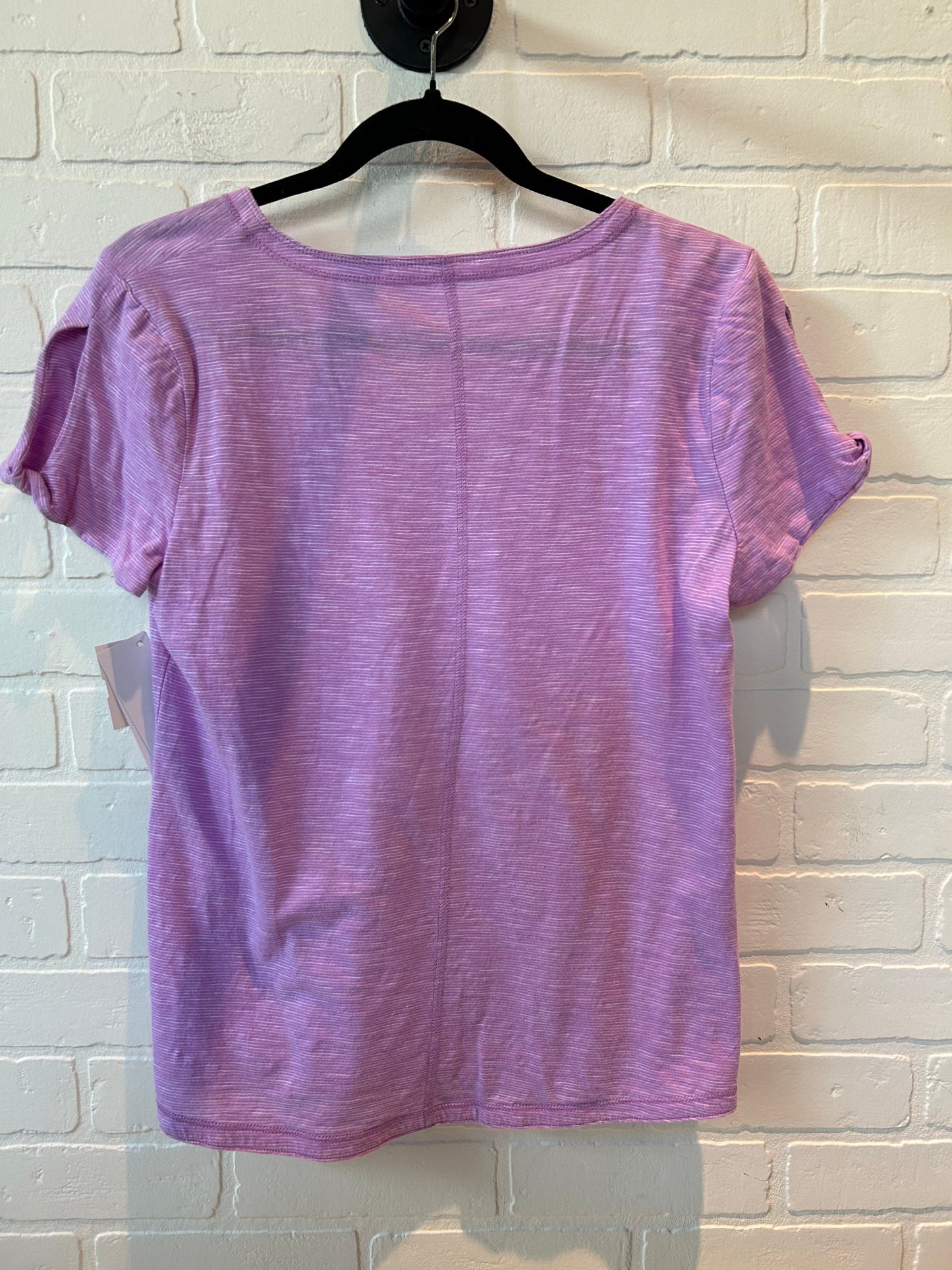 Athletic Top Short Sleeve By Talbots In Purple, Size: M