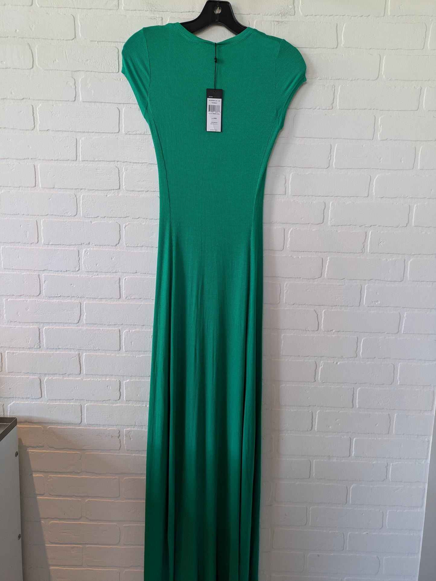 Dress Casual Midi By Bcbgmaxazria In Green, Size: Xxs