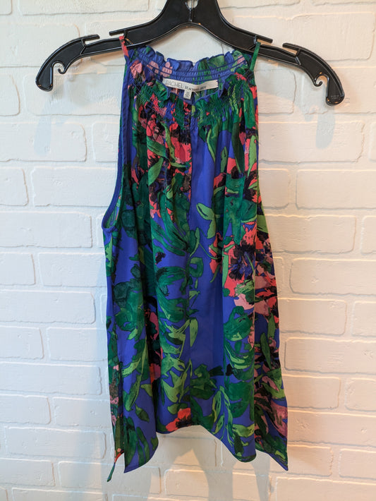 Top Sleeveless By Rachel Roy In Blue & Green, Size: Xs