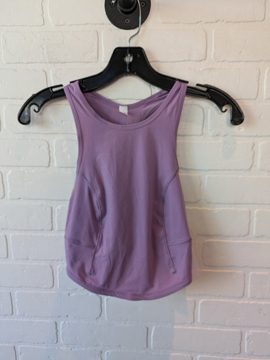 Athletic Tank Top By Lululemon In Purple, Size: S