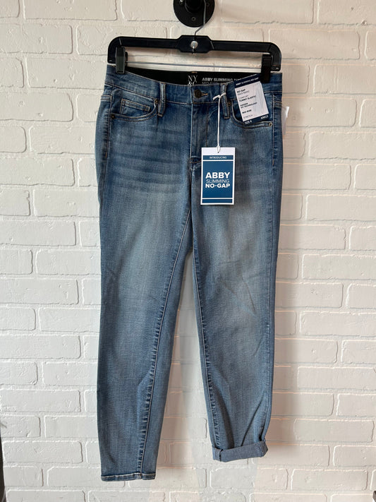 Jeans Skinny By New York And Co In Blue Denim, Size: 4