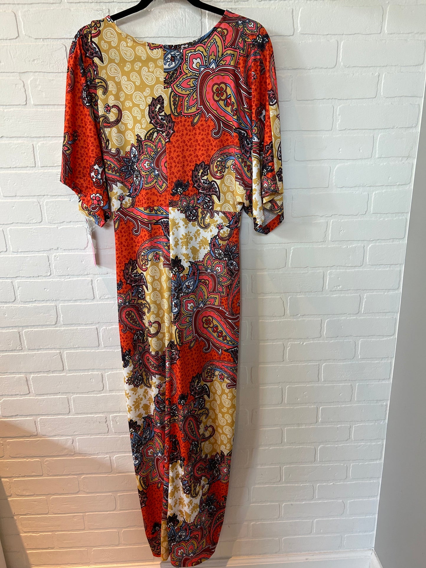 Dress Casual Maxi By Venus In Orange, Size: S