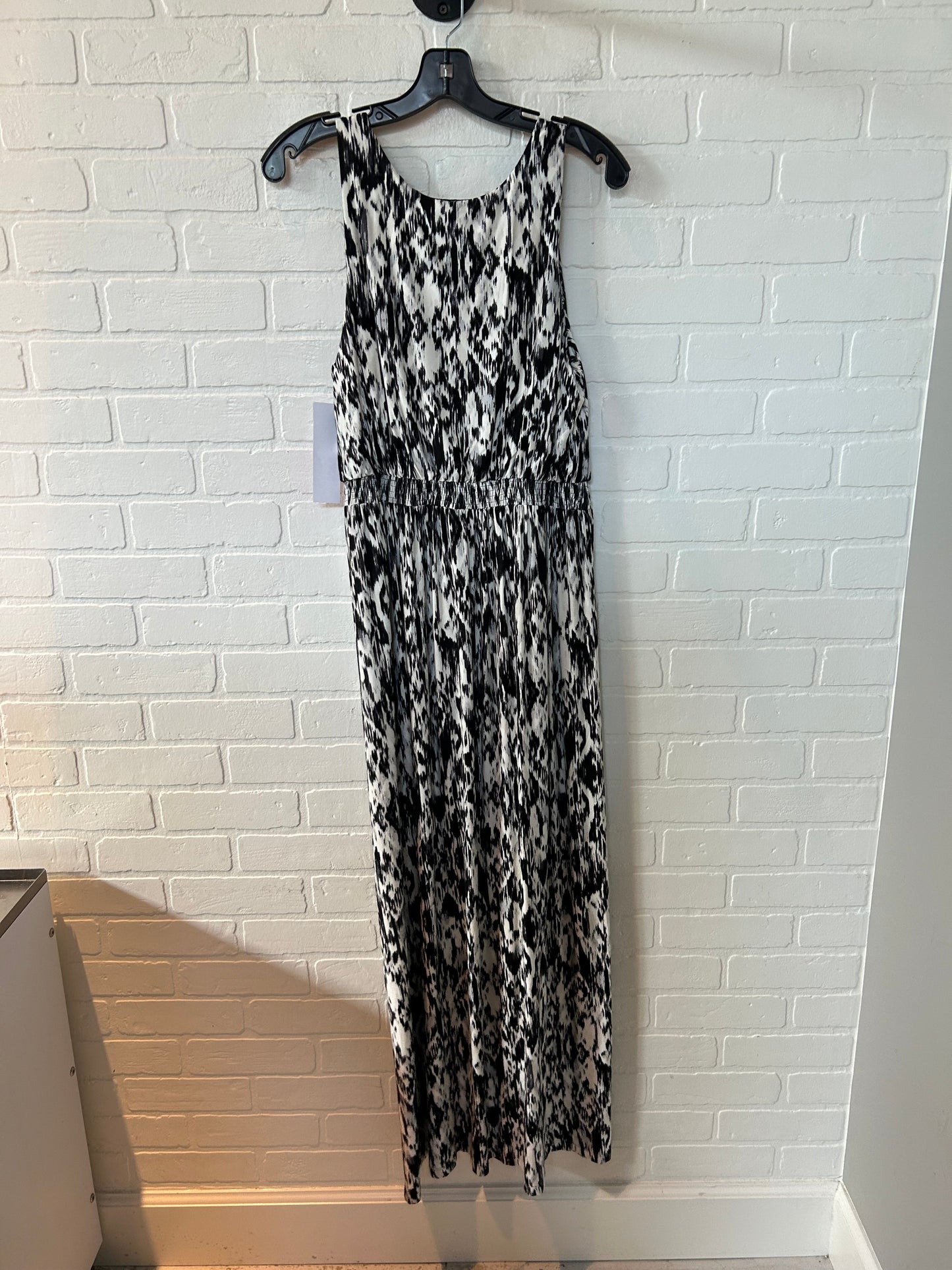 Dress Casual Maxi By Soma In Black & White, Size: L