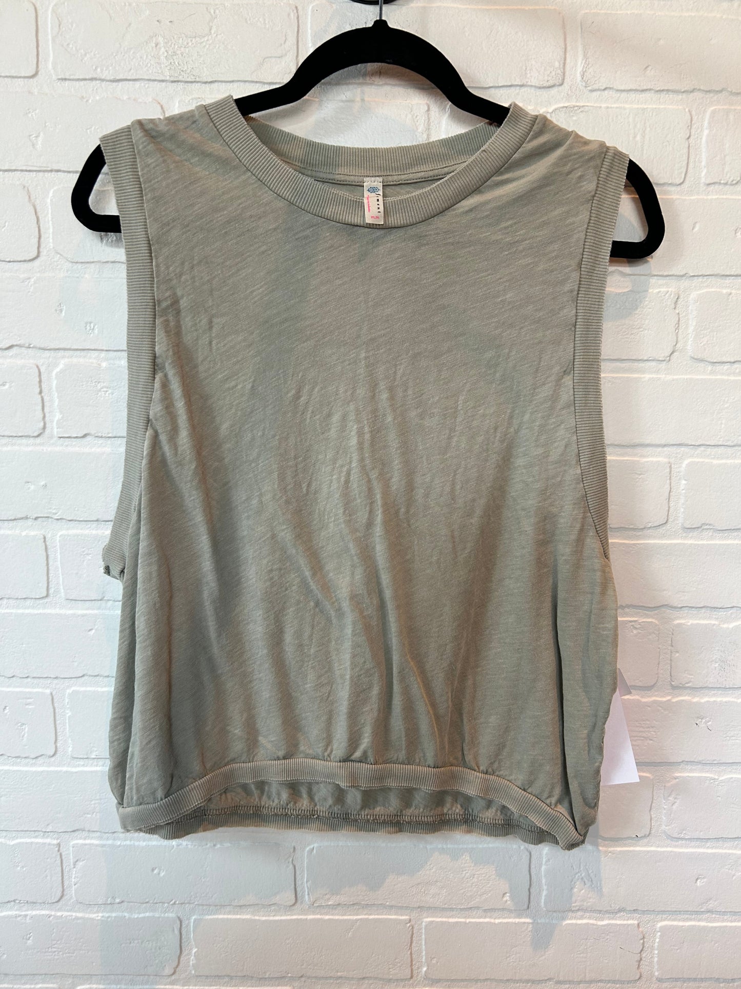 Athletic Tank Top By Free People In Tan, Size: M