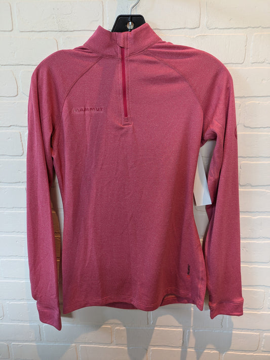 Athletic Top Long Sleeve Collar By Clothes Mentor In Pink, Size: Xs