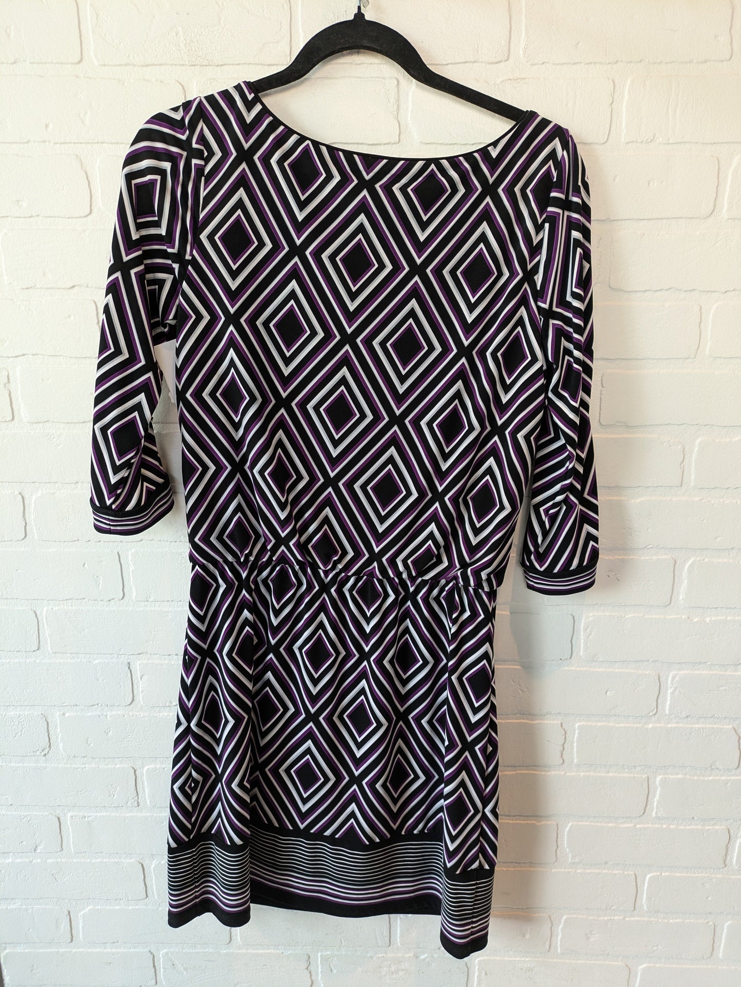 Dress Work By White House Black Market In Black & Purple, Size: Xs