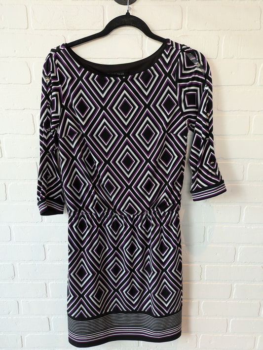 Dress Work By White House Black Market In Black & Purple, Size: Xs