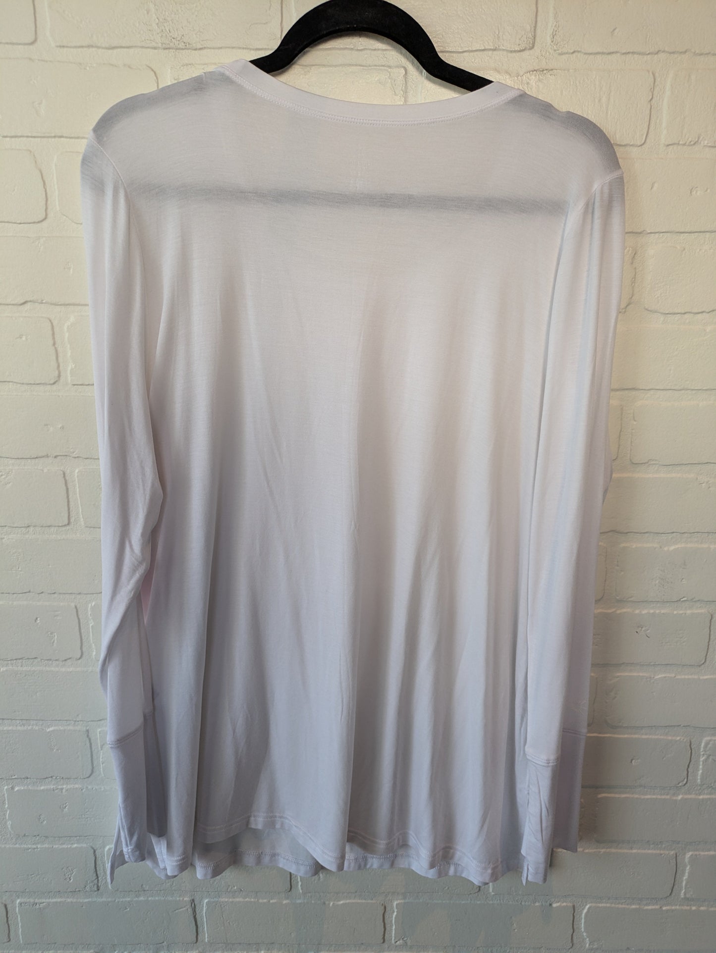 Top Long Sleeve By Aerie In White, Size: L